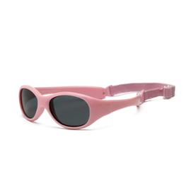 UVeez Banded Wraparound Babies Shades - PINK, Toddler 2+