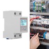 LCD Digital Electricity Meter Single Phase 2 Pin DIN Rail