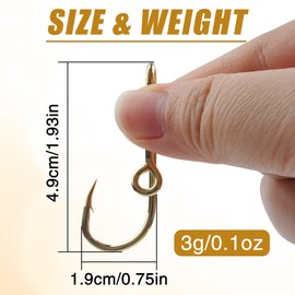 VATEICO 10PCS/20PCS Fishing Hook Hat Pins for Hat,Fish Hook Hat Clip for Hat Tie Clasp Fashion Trend Hat Decoration Gold Balck (Gold+Black, 10pcs)
