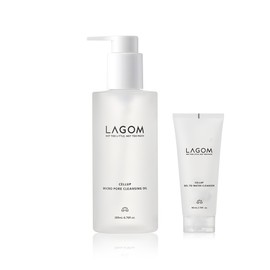 LAGOM Cellup Micro Pore Cleansing Oil 200ml + Gel to Water Cleanser 65ml
