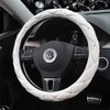 Follicomfy Comfort Leather Auto Car Steering Wheel Cover,Anti Slip Universal