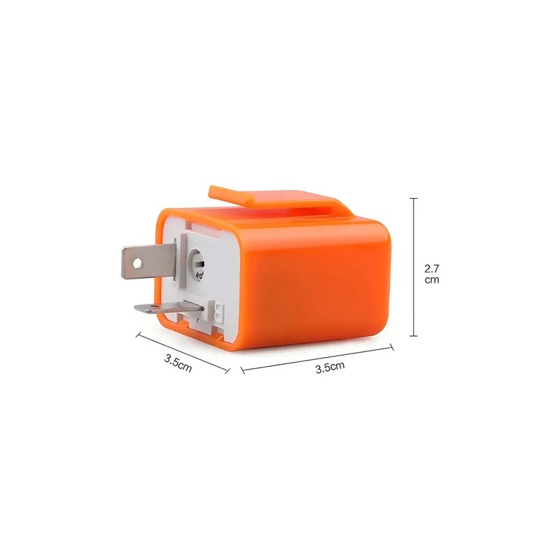 2pin Relé Ajustable Destellador Flasher Direccional Led Moto