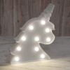 Fizz Creations Unicorn Marquee Light, White, 25cm Height, 22cm Width
