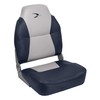 Wise 8WD640PLS-660 Lund Style High Back Boat Seat, Grey/Navy