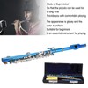 Piccolo Flute Cupronickel Blue +E Key French 6 Holes Piccolos