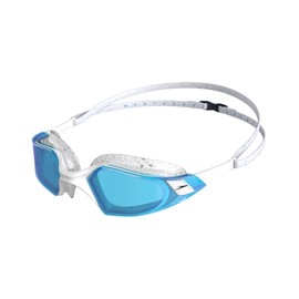 Speedo Unisex Erwachsene Aquapulse Pro Schwimmbrille, Pool/Weiß/Blau, Einheitsgröße