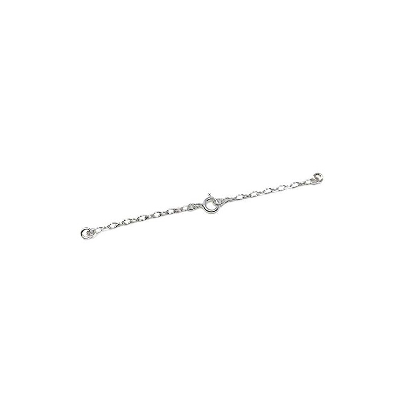 Fornitura Cadena Seguridad Plata Ley 925m Forzada 8 cm. With