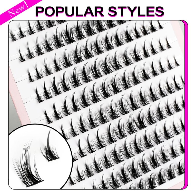 NO3 False Eyelash Parts, Large Capacity, Natural, Everyday Makeup, Stage