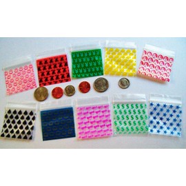 100-2" x 2"+ 20 FREE(10 Mixed Designs)"Variety"ZipL.ReCloseable Bags(3MilsThick)