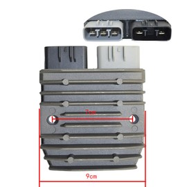 AHL Voltage Regulator Rectifier for Yamaha Grizzly 700 2008-2015 ATV / YFM700 2014 / Grizzly 550 2009-2014 / Grizzly 4WD HUNTER 2015 ATV