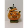 Hubrig-Volkskunst Räuchermann Räucherfigur Kürbis, Höhe 12 cm