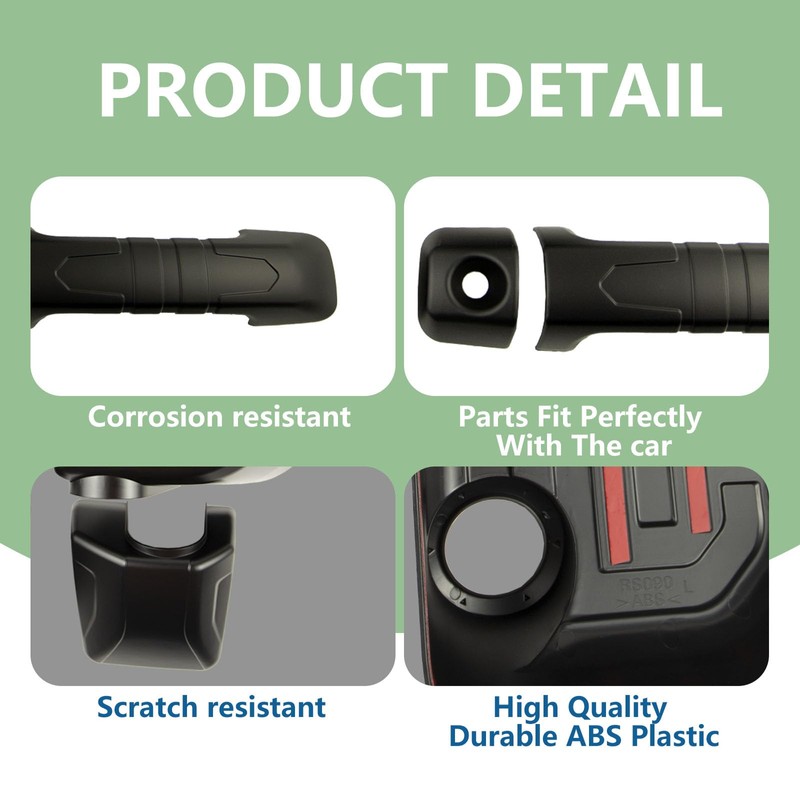 Exterior Door Handle Cover and Door Rear View Mirror Cover
