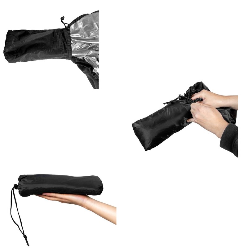 Half Bike Cover, Pocketed Storage, Includes Anti-Blowing Belt, Compatible with