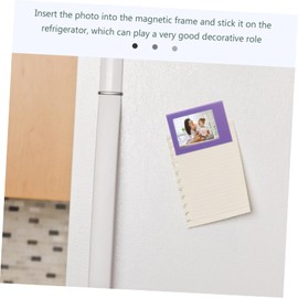 TOYMYTOY 10 Pcs Photo Frames, Magnets, Photo Garland, Colorful, 6 Inch Picture Frame, Free Assembly, Wall Hanging, Organizing, Picture Decoration, Picture Frame, Poster, Set of 10