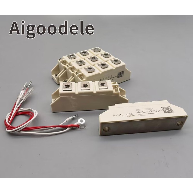 Aigoodele SKKT Thyristor Modules SCR SKKT92/16E Semiconductor Module 92A 1600V