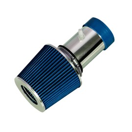 RSG CHROME PIPE with BLUE Short Ram Intake Kit with Filter Compatible For 05-07 Commander/Grand Cherokee 3.7 4.7