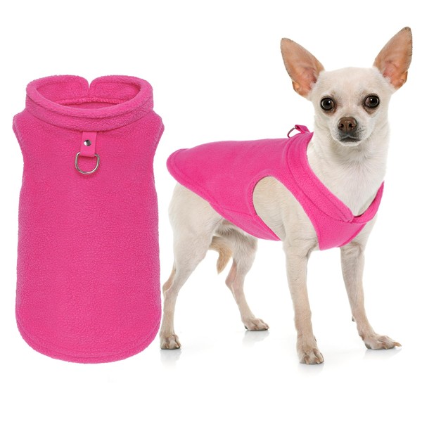 choyaxo Fleece Dog Sweater Dog Fleece Vest Warm Puppy Sweater