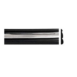 Automotive Authority LLC 1992-1996 Ford Black Chrome Side Body Trim Molding Rocker Panel Pickup Truck F150, F250, F350, Bronco - 2 Pulgadas de Ancho (Medio Rollo - 12 pies)