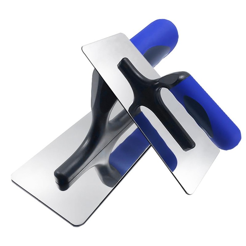 Stainless Steel Venetian Plaster Trowel 2 PC Paint Plastering Finishing