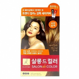 Elastine Salon de Color Hair Dye Natural Brown Hair Color Brown Hair Dye Paint Natural Color Payment on Cash on Delivery or upon Order / 엘라스틴 살롱드컬러 염색약 자연갈색 헤어 컬러 브라운 모발 염색 페인트 제 자연 색 발색 착불 또는 주문시 결제