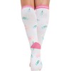Cherokee Printsupport Women 12 mmHg Support Socks, Plus, Caring Essentials