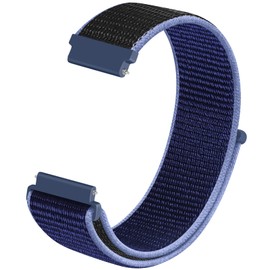 Tiptops Watch Band, Compatible with 22mm, 20mm, 18mm, 16mm Lug Widths, Watch Strap, Nylon, Sport Loop, Lightweight, Breathable, Easily Adjustable
