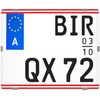 Frameless License Plate Holder Stainless Steel 0.8 mm Thick (for