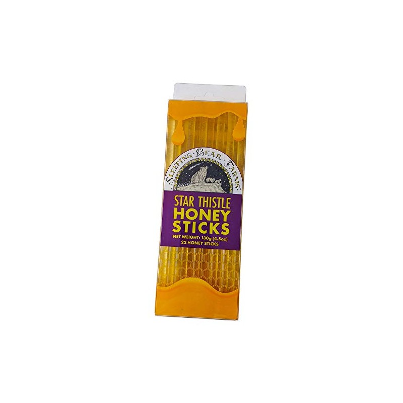 110 Honey Sticks with Star Thistle Honey From Sleeping Bear