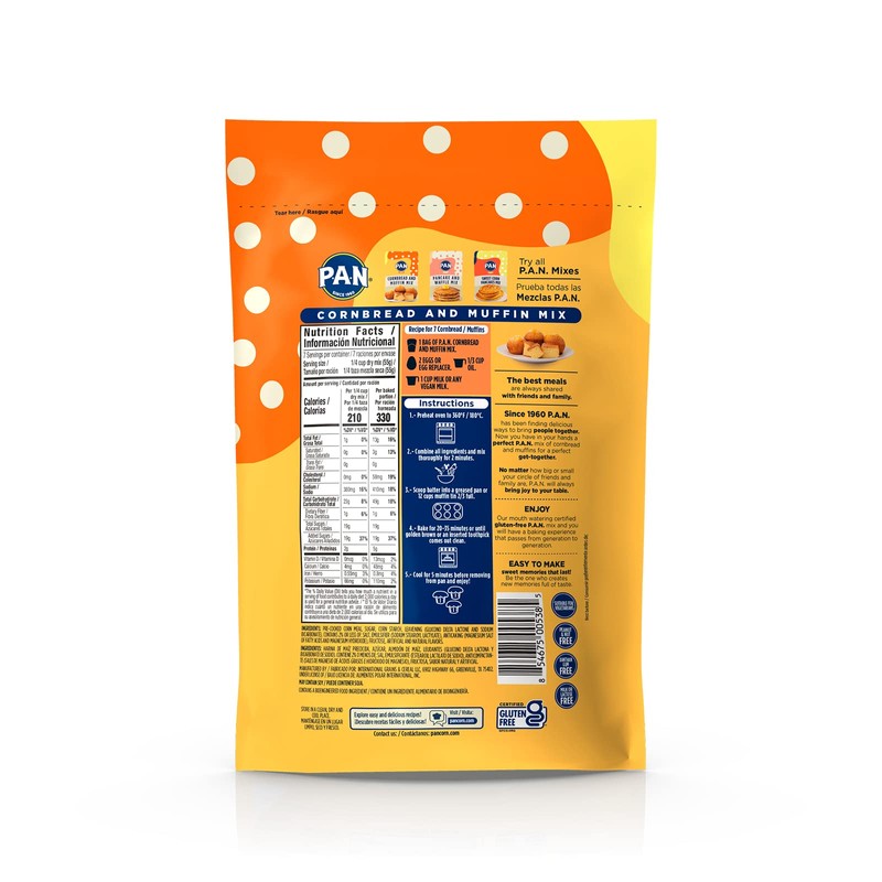 P.A.N Cornbread and Muffin Mix – Gluten Free Baking Mix