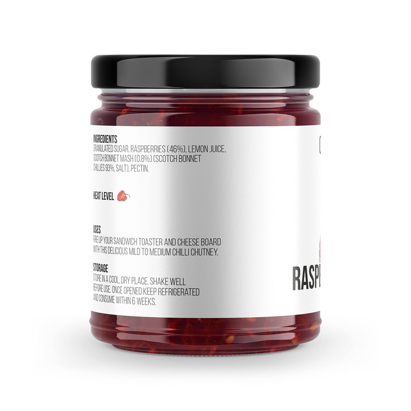 Chilli Mash Company Raspberry Chilli Jam - Spicy and Sweet,