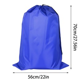 2pcs Upgrade XL Travel Laundry Bags Laundry Bags with Drawstring Design Durable Rip-Stop Dirty Clothes Bag Foldable Laundry Storage Bag for Camping Travle and Home (Blue Pink)