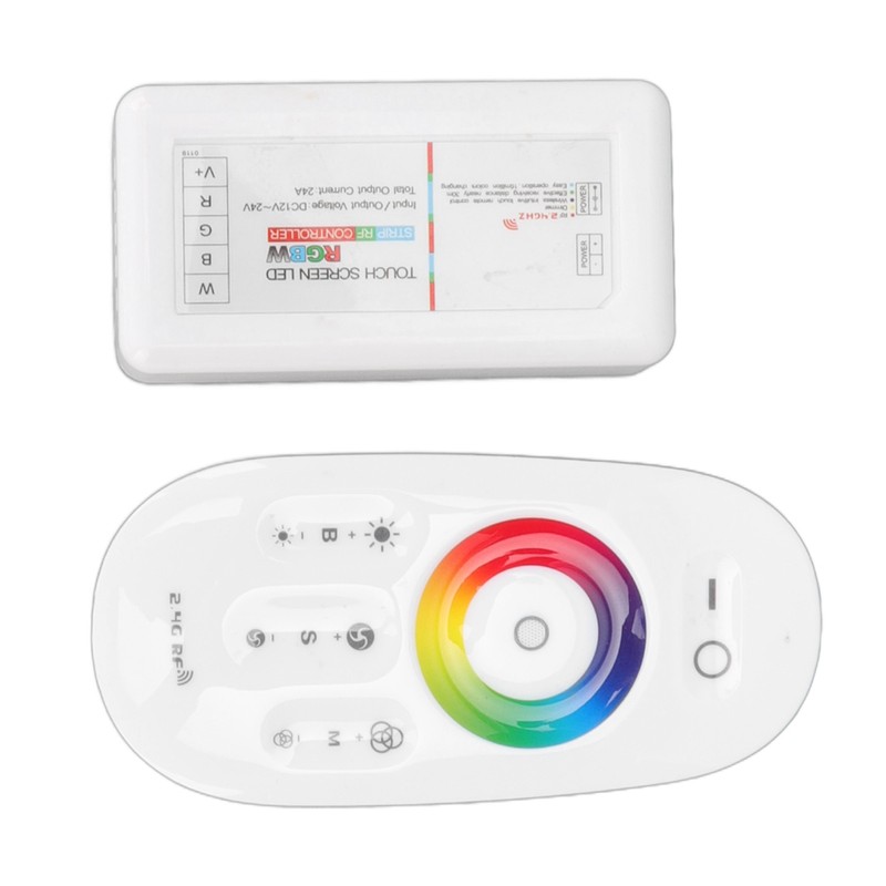 2.4G Wireless RF Touch Dimmer Switch 7 Color RGBW Dimming