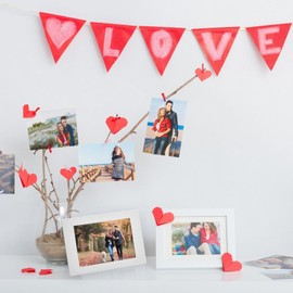 Juvale Cardboard Picture Frames for 4x6 Photos - White Paper Frames and DIY Crafts with Easel Back Tabletop Display (50 pack)