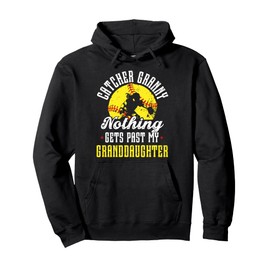 Softball Catcher Granny Proud Granny Of A Softball Catcher Pullover Hoodie