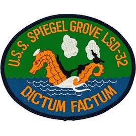 USS Spiegel Grove LSD-32 Patch Full Color