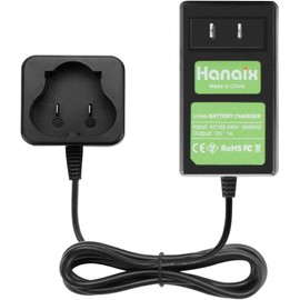 Hanaix Li-ion 12V Charger for Black and Decker BL1110 BL1310 BL1510 LB12 LBX12 LBXR12 Battery (NOT for Firestorm PS130 Ni-MH/Ni-Cd Batteries),Fit for Black & Decker 12V Li-ion Battery