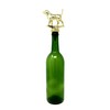Beagle Wine Bottle Stopper - Handmade with Stainless Steel Base