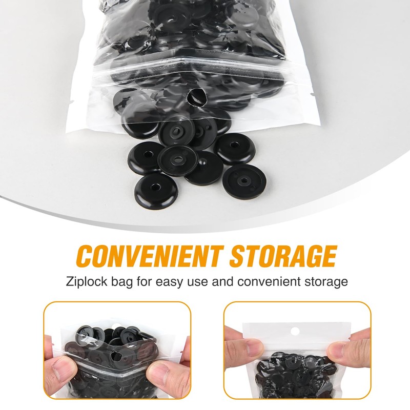 GOOACC 25Sets Universal Seat Belt Button Buckle Clip Stop Prevent