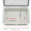 Zulkit Junction Box ABS Plastic Dustproof Waterproof IP65 Electrical Boxes