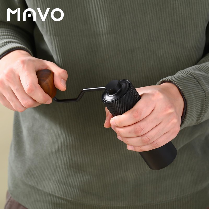 MAVO Manual Coffee Grinder, Wizard Hand Coffee Grinder, Capacity 25g