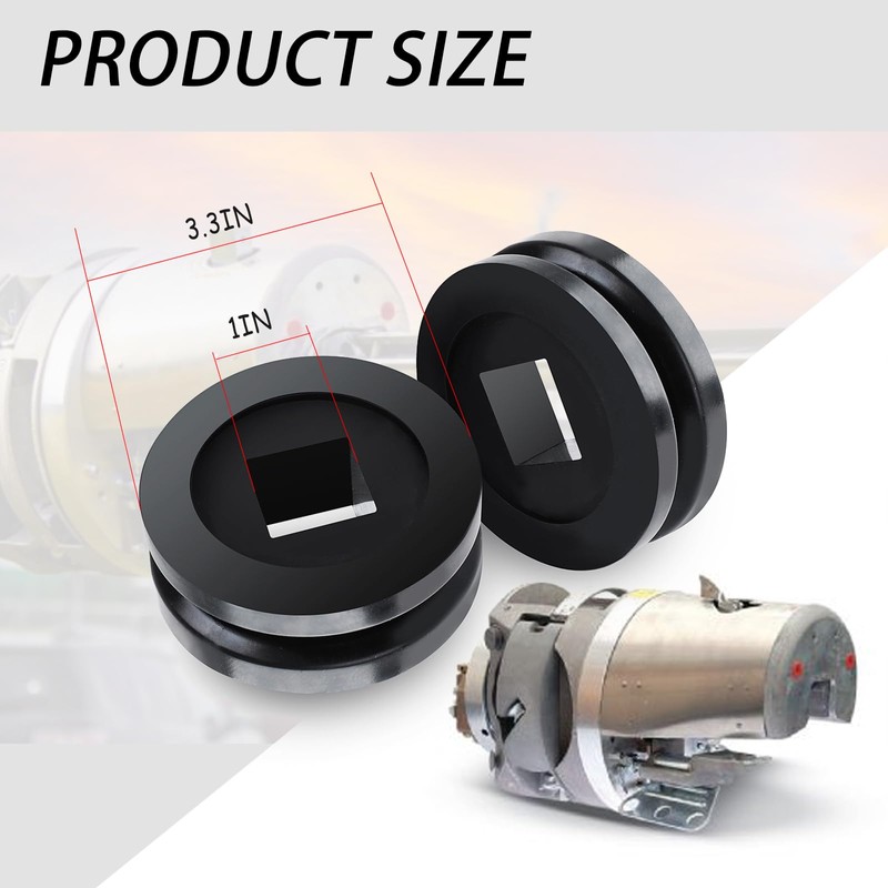 XTPTFABS 2PCS Cable Lasher Stand Drive Wheels/Cable Lasher Strand Wheels(Rubber