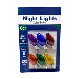 UI PRO TOOLS Color Night Lights Bulbs 6PC