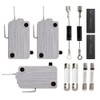 KOKISO Microwave Oven Repair Replacement Parts Kits, KW3A Microwave Door