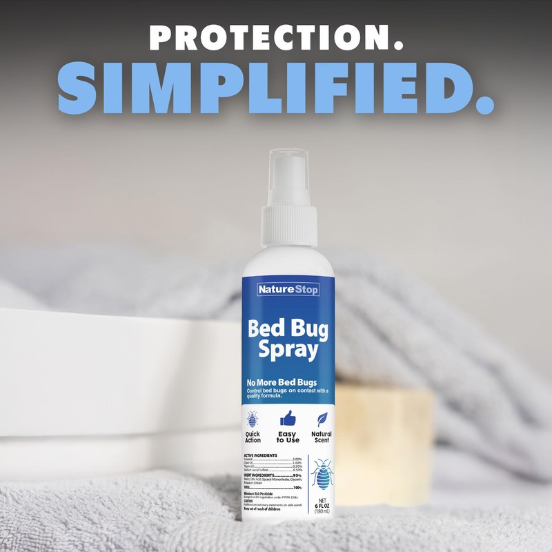 NatureStop Bed Bug Spray 6 oz (180mL)