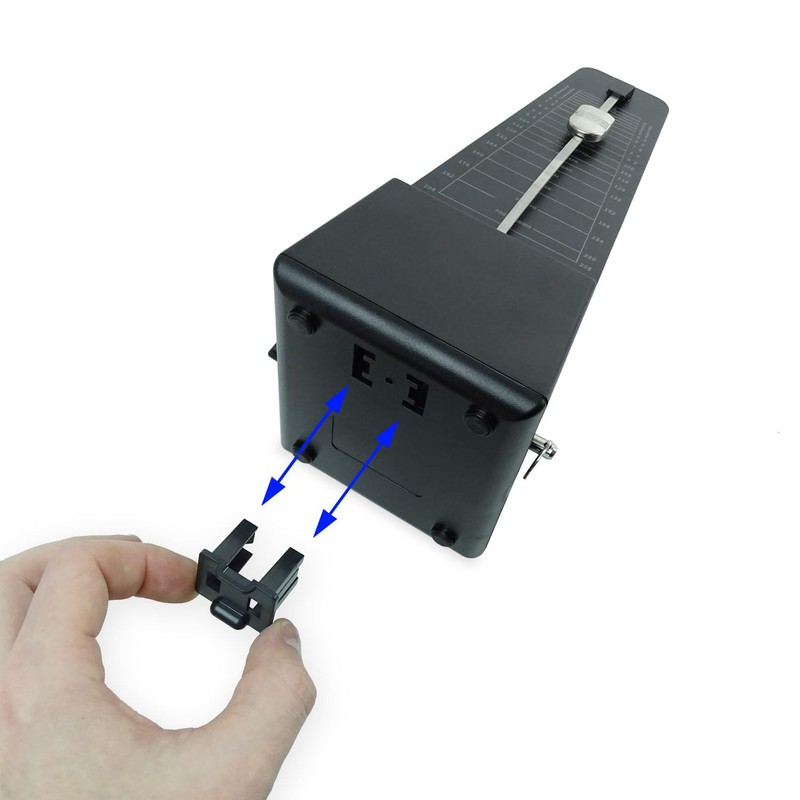 keepdrum JPQ101BK Mechanical Metronome Black with Bell Winding