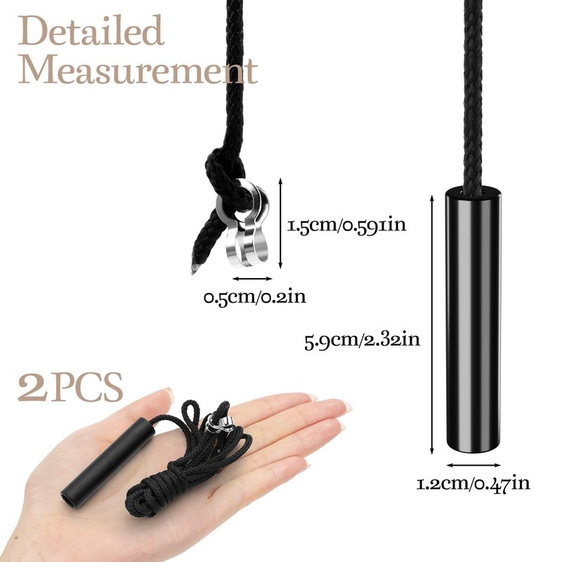 FKLiLEBU 2 Pack Bathroom Light Pull Cord, 150CM Black Metal