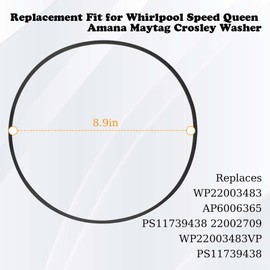 22003483 Washer Drive Belt Exact Fit for Maytag and Jenn-Air Amana Washers - Replaces WP22003483 AP6006365 PS11739438 22002709 WP22003483 PS11739438 Ultra Durable
