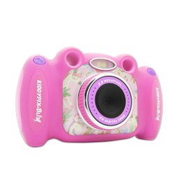 Kiddypix 'Blizz' Kids Webcam Camera with Rubberised Exterior and Integrated Games - Pink