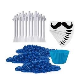 Nose Wax Kit Nose Hair Waxing Kit Nose Wax Hair Removal Kit 100g Wax Beads with 30 Applicators Quick & Painless Hair Removal for Men and Women