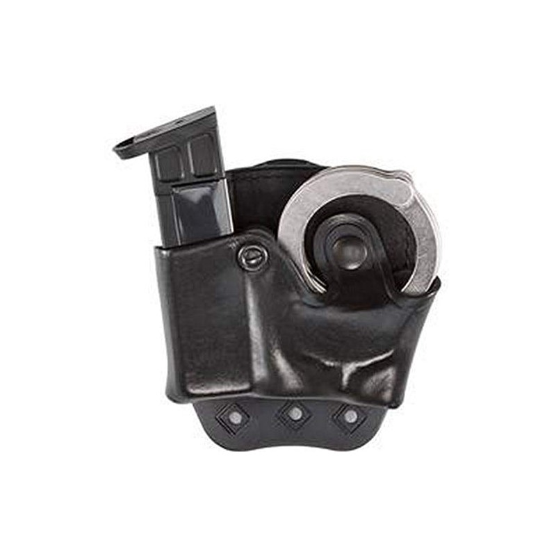 Aker Leather 519 DMS Combo Handcuff Case and Magazine Pouch,